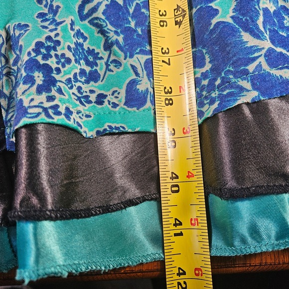 Desigual Women's Patchwork Floral Sleeveless V Neck Midi Dress Size L Boho Art - Picture 10 of 11